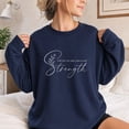 thumbnail image 1 of Jollimate Women's Christian Faith Sweatshirt, Scripture Flower Crewneck Pullover, Christian Sweatshirts Gift, 1 of 6
