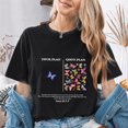 thumbnail image 1 of Jollimate Your Plan Vs God's Plan Shirt, Butterfly Isaiah 55 Christian Faith Tee, 1 of 5