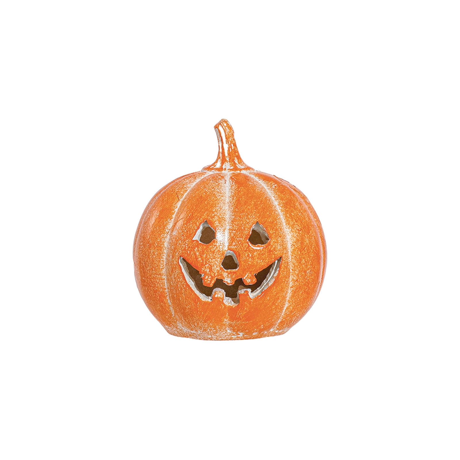 Jollup Antique Style Resin Pumpkin JackO'Lantern, Halloween Tabletop