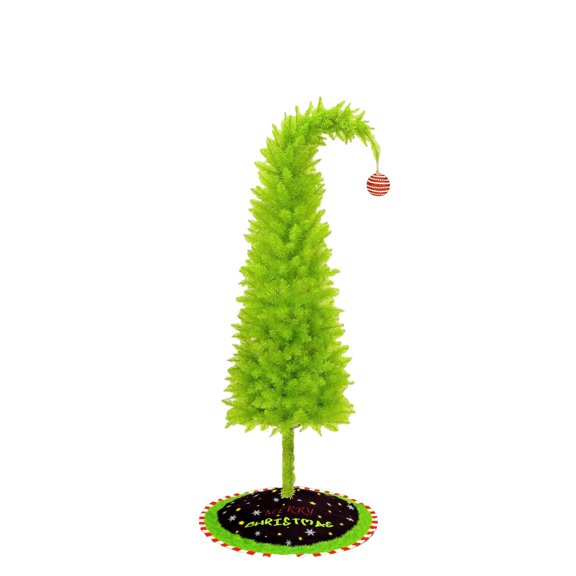 Jollup Christmas Tree - Artificial Christmas Tree with Timer Remote Bendy-Pencil Xmas Tree for Indoor Christmas Festival Decor