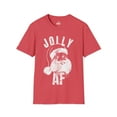 thumbnail image 1 of Jolly AF Funny Santa Claus Christmas Shirt Graphic-Unisex Soft Novelty Tee, 1 of 3
