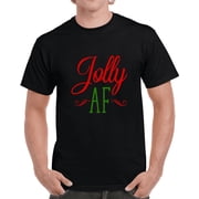 TrendyTees Unisex Funny Risque Yuletide Holiday Fun Gift T-Shirt, Mens
