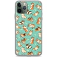 thumbnail image 1 of Jolly Corgis in Green Phone Case Transparent Compatible with iPhone 13 Pro Max 6.7 Inch, 1 of 5