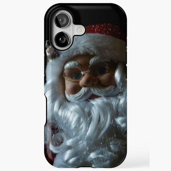 Jolly Father Christmas Festive Illustration for iPhone 17 through 11 Pro Max