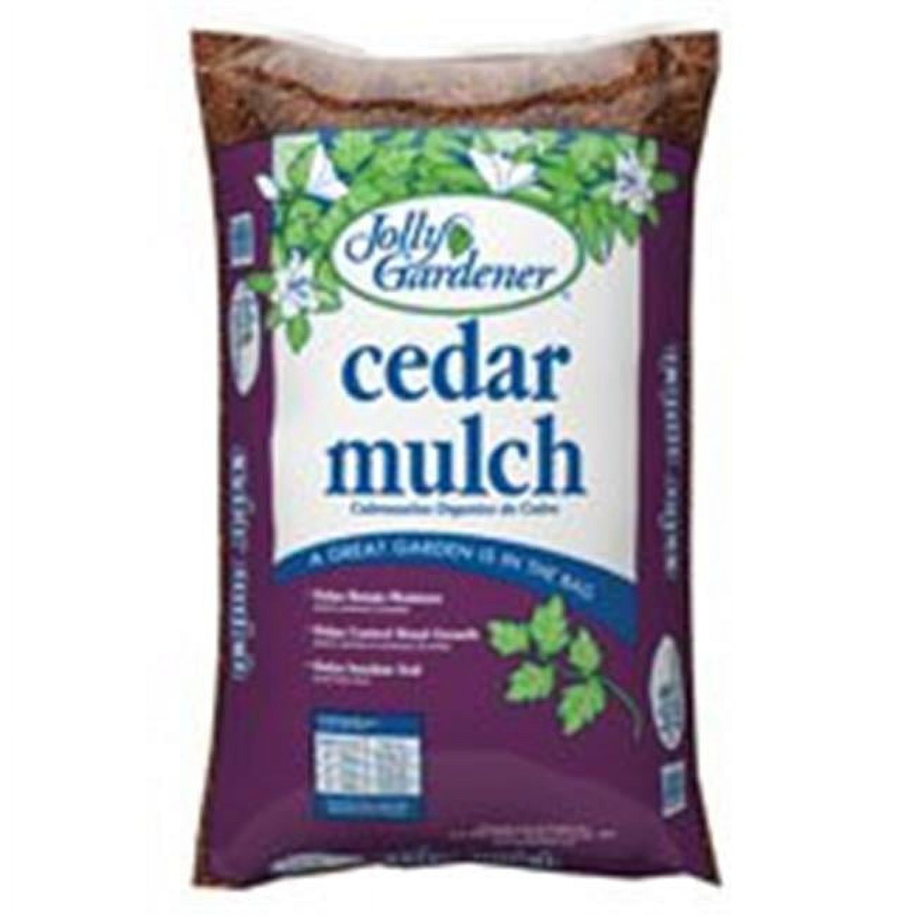 Jolly Gardener Brown Cedar Mulch 2 cu ft