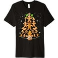 thumbnail image 1 of Jolly Gingerbread Christmas Tree Tee Gingerbread Decor Premium T-Shirt, 1 of 5