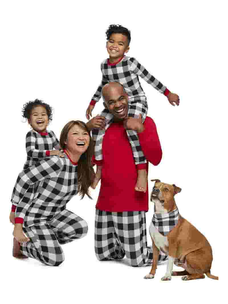 Personalized Pajamas Buffalo Plaid Matching Christmas Pajamas