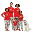 thumbnail image 1 of Jolly Jammies Boys and Girls Unisex Matching Family Pajamas Christmas Sleepwear Set, 2-Piece, Sizes XS-XL, 1 of 6