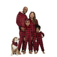 thumbnail image 1 of Jolly Jammies Buffalo Plaid Matching Family Christmas Union Suit Pajama Set, 1 of 9