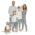 thumbnail image 1 of Jolly Jammies Men's Holiday Green Plaid Matching Family Pajamas Set, 2-Piece, Sizes S-XXL, 1 of 6