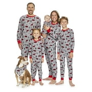 Jolly Jammies Men's Reindeer & Bear Matching Family Pajamas Set, 2-Piece Set, 2-Piece, Sizes S-2X