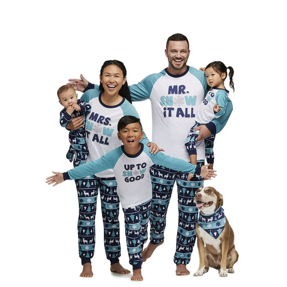 Jolly Jammies Men's Snow It All Matching Family Pajamas Set, 2-Piece, Sizes S-XXL