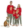 thumbnail image 1 of Jolly Jammies Baby Unisex Gingerbread Matching Family Pajamas Set, 2-Piece, Sizes 2T-5T, 1 of 7