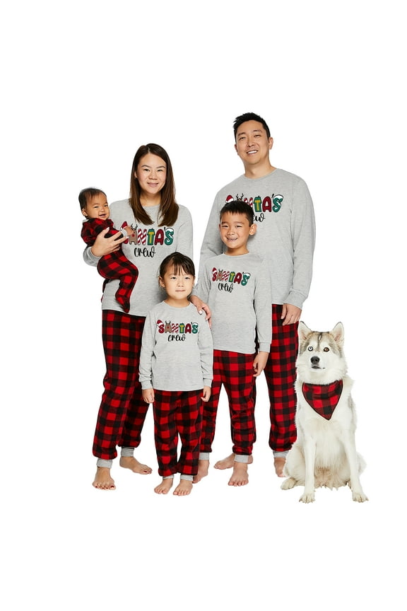 Women’s Velour Matching Family Pajamas Set, 2-Piece, Sizes S-3X