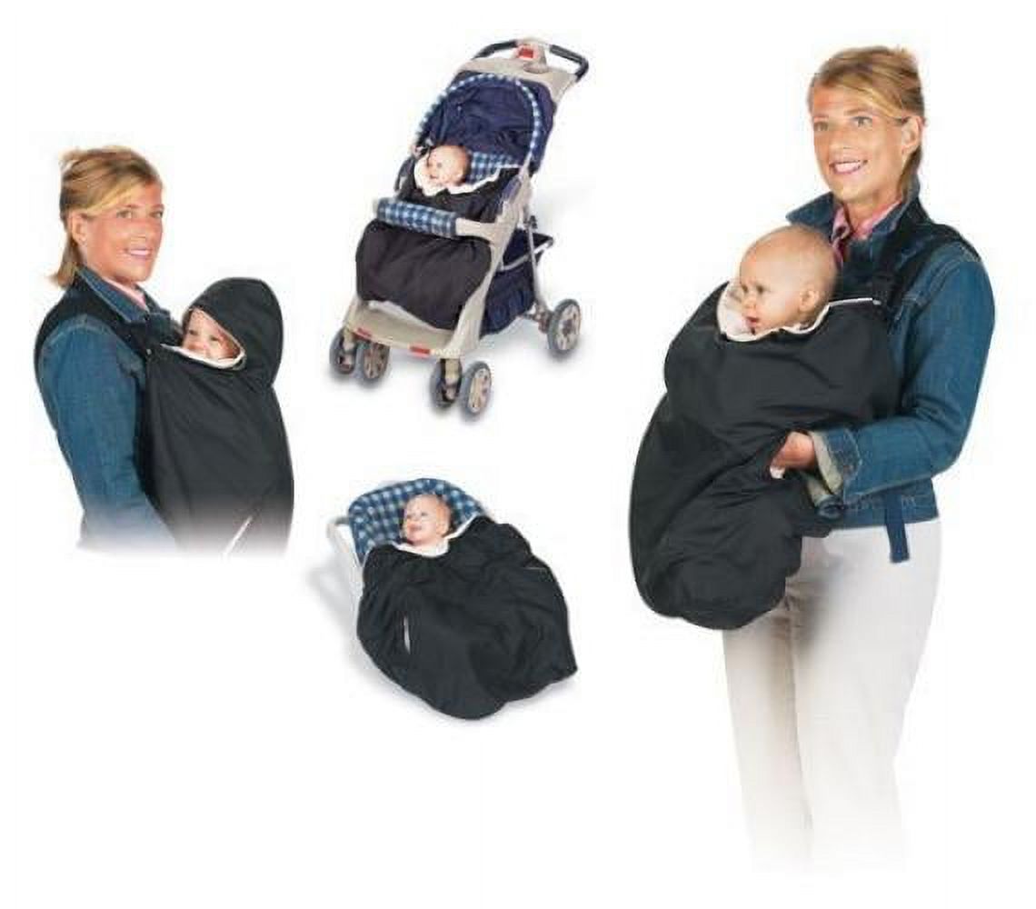 Jolly Jumper Snuggle Cover for Soft Baby Carriers Black Walmart