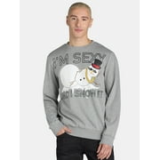 JOLLYKNITS Jolly Knits Men's & Big Men's Crewneck Christmas Sweatshirt, Sizes S-3XL