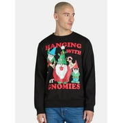 JOLLYKNITS Jolly Knits Men's & Big Men's Crewneck Christmas Sweatshirt, Sizes S-3XL