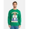 thumbnail image 1 of Mens & Big Men's Holiday Christmas Graphic Sweatshirt I'm Nuts For The Holidays, Sizes S-3XL by Jolly Knits, 1 of 5
