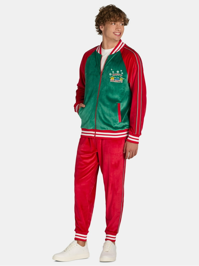 deadstock ENYCE velour sweatsuit XXXL 赤白 ENYCE - deadstock ENYCE velour sweatsuit XXXL B系の通販 by