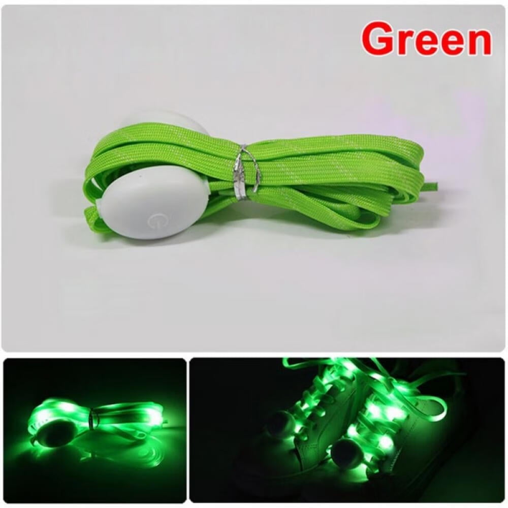 Jolly Led Light Up Shoelaces with Multicolor Flashing Shoe laces for ...