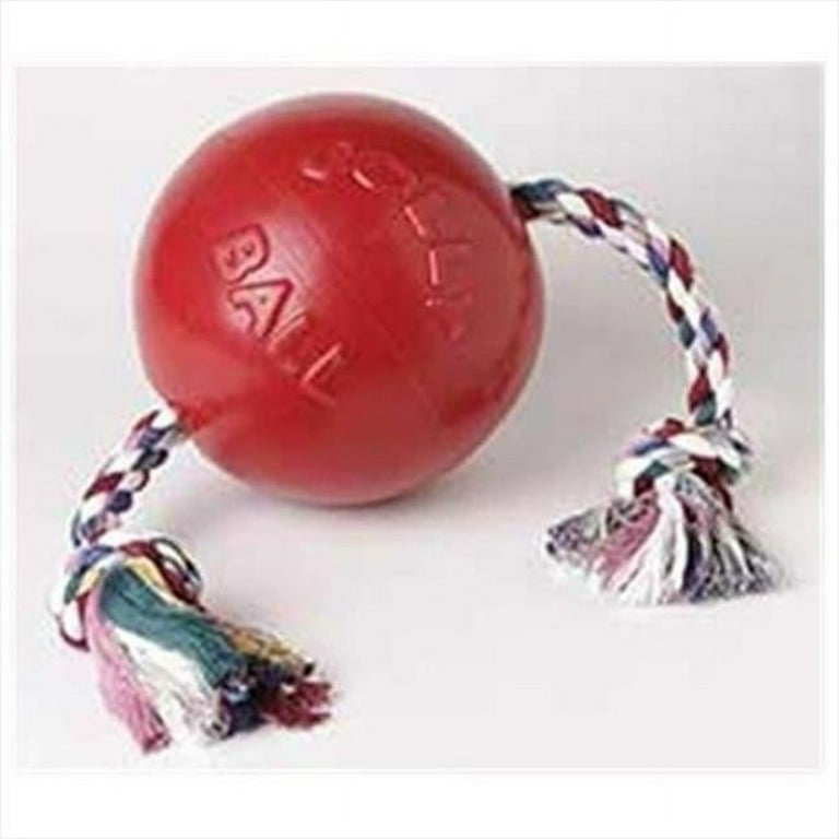 Romp n top roll dog toy