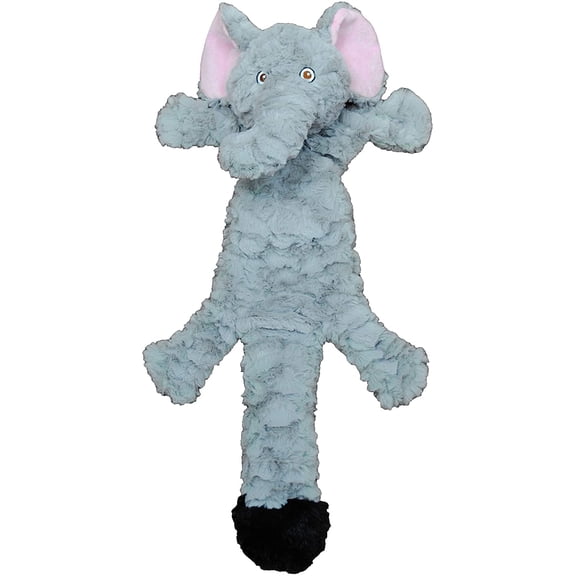 Jolly Pets Fat Tail Small Elephant, Tug and Toss Toy For Dogs