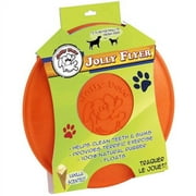 Jolly Pets Flyer Floating Rubber Dog Toys, Orange, 7.5"
