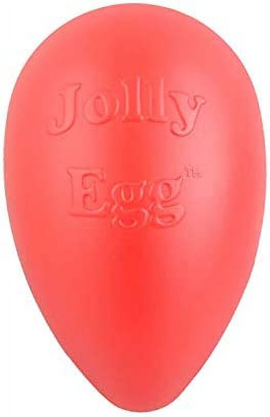 Jolly Pets Jolly Egg Dog Toy, 12 Inches/Large, Red