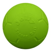 Jolly Pets Soccer Ball Green 6 inch Apple Scented Rubber Chew Toy for Dogs