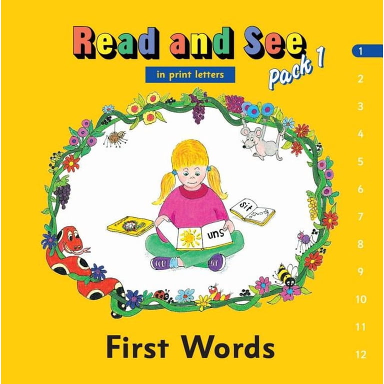 Jolly Phonics Read and See, Pack 1: In Print Letters (American