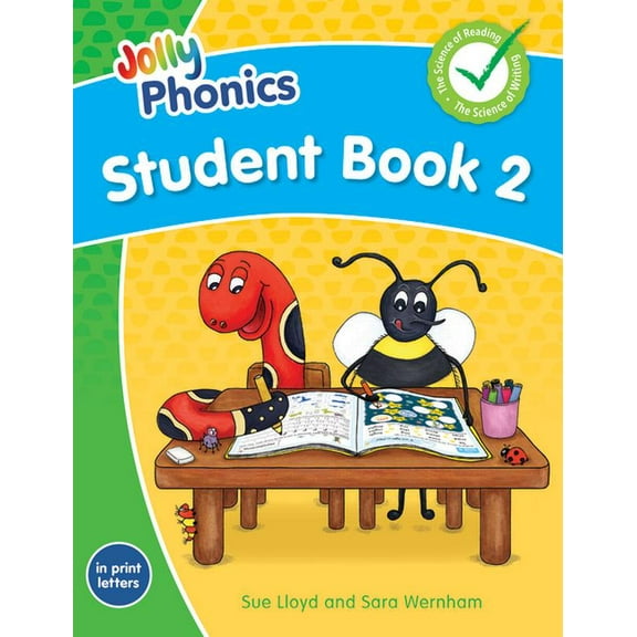 Jolly Phonics Student Book 2: In Print Letters (American English Edition), (Paperback)