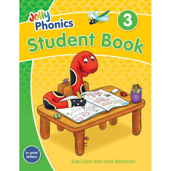 Jolly Phonics Student Book 3: In Print Letters (American English Edition), (Paperback)