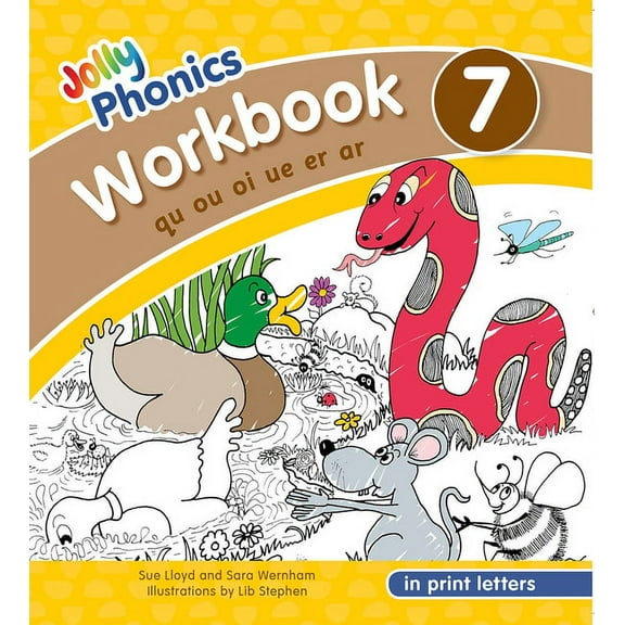 Jolly Phonics Workbooks, Set of 1-7 Jolly Phonics Workbook 7: In Print Letters (American English Edition), (Paperback)
