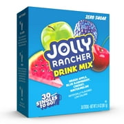 Jolly Rancher Sugar-Free Variety pack Singles to Go Powdered Drink Mix, 30 Count Packets