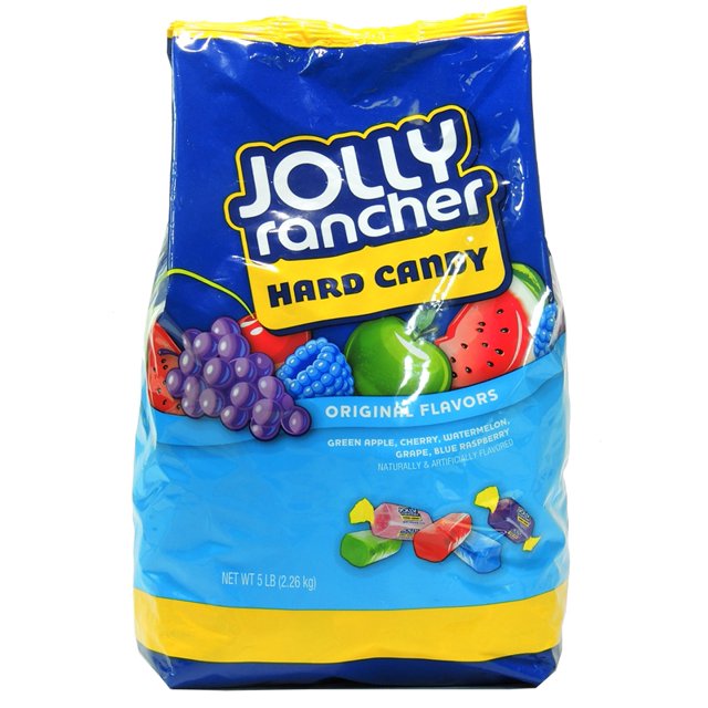 Jolly Rancher, Assorted Hard Candy , Count 1 (5Lb) Sugar Candy / Grab Varieties & Flavors