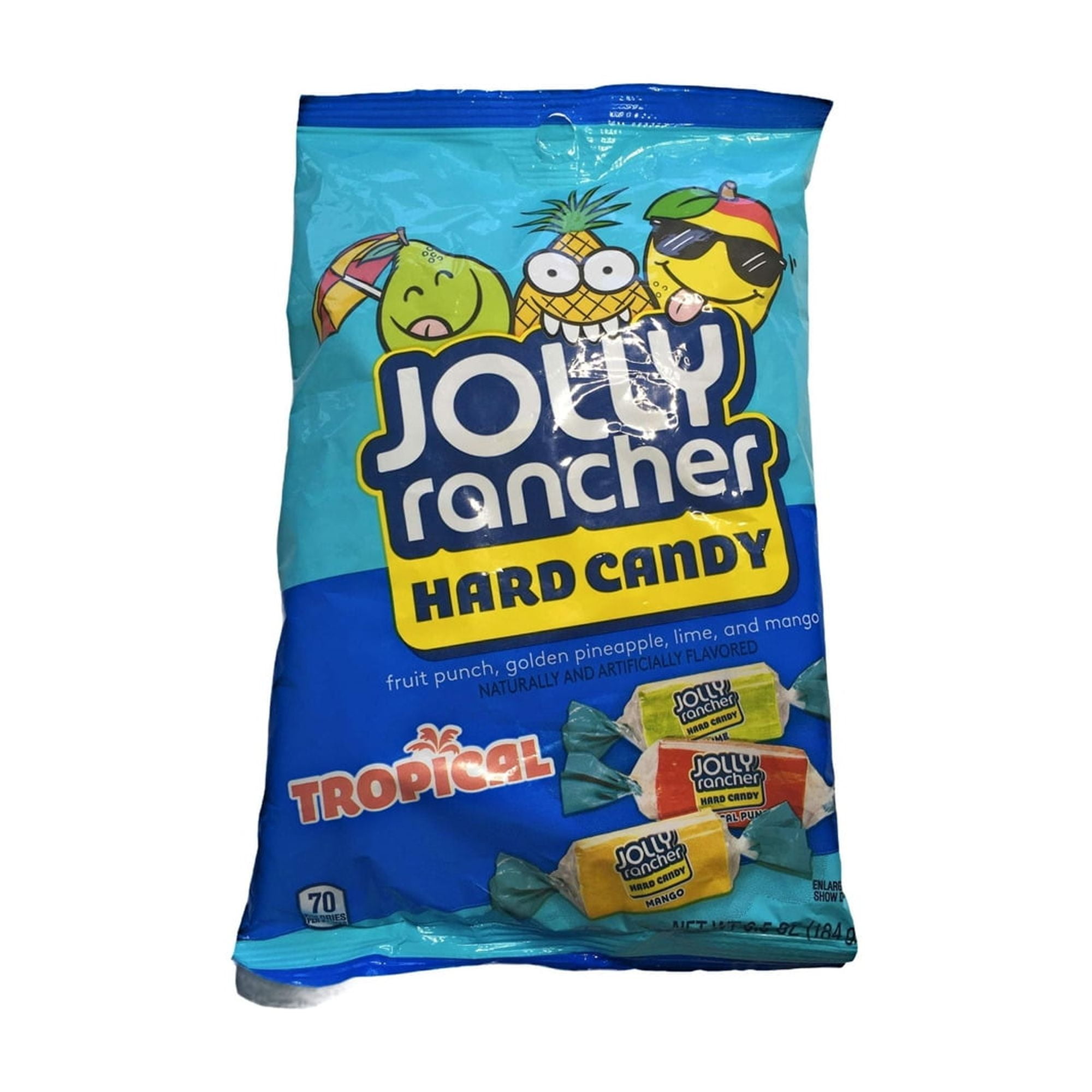 Jolly Rancher Assorted Tropical Fruit Flavored Hard Candy 6.5 oz (Pack of 20)