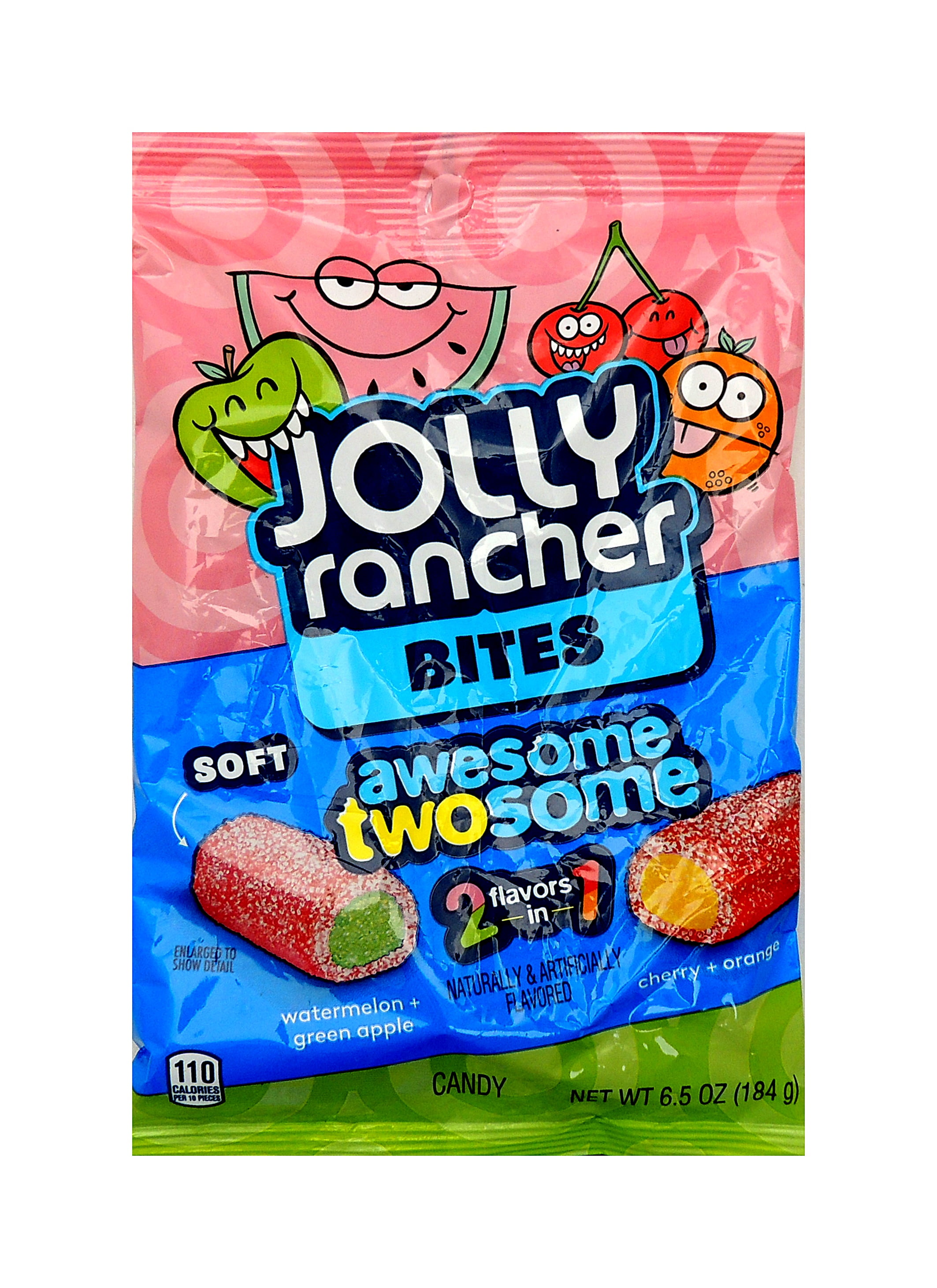 Jolly Rancher Bites, Awesome Twosome , Count 12 (6.5 oz) Sugar Candy