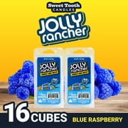 Jolly Rancher Blue Raspberry Wax Melts Cubes - 16 Pack of Wax Warmer Cubes - Candy Scented Wax Melts 2.5oz - Long Lasting Flameless Wax Cubes - Strong Scent Wax Melts