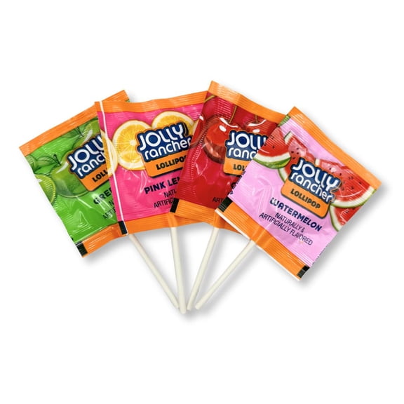 Jolly Rancher Flat Lollipops - Assorted Flavors - 5 lb