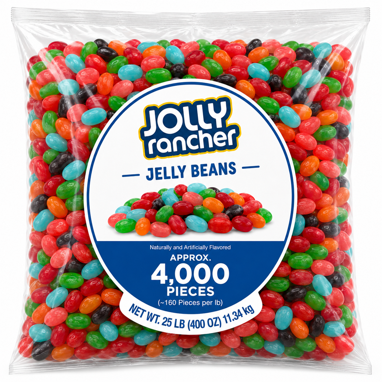 Jolly Rancher Fruit Flavored Jelly Beans Candy - 25 lb