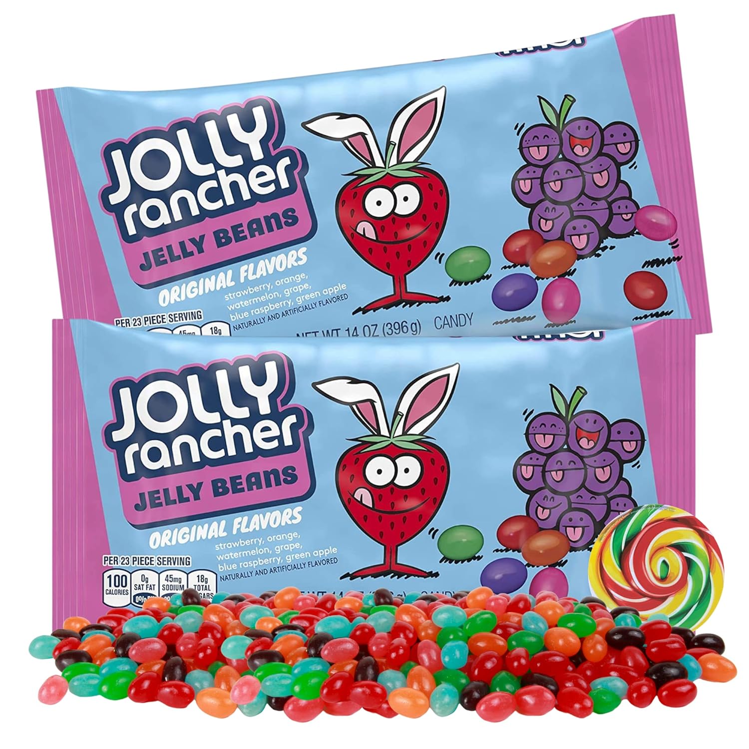Jolly Rancher Fruit Flavored Jelly Beans, Easter Eggs Candy, 14 Ounces(02)