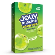 Jolly Rancher Green Apple Sugar-Free Singles to Go Powdered Drink Mix, 6 Count Packets