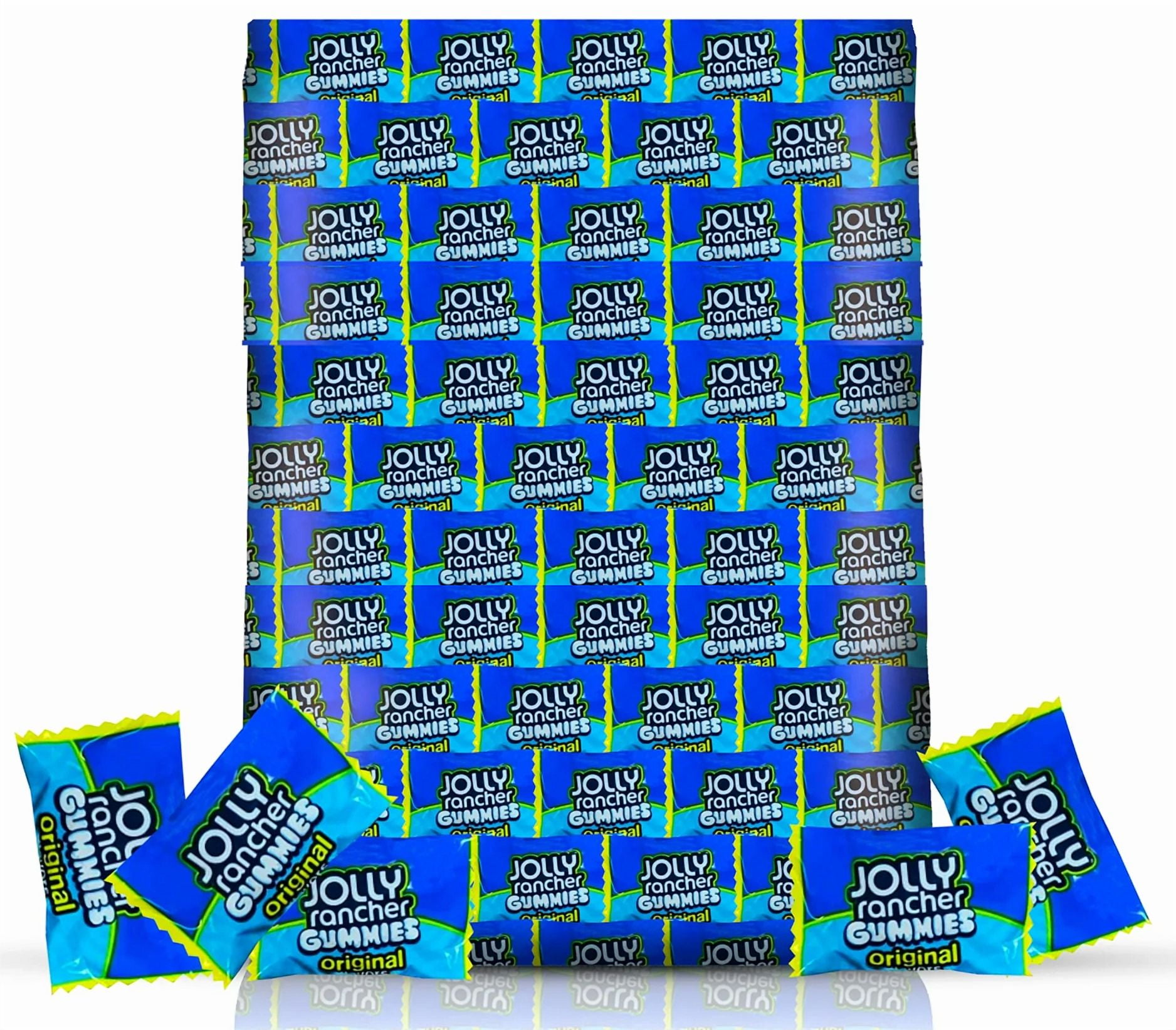 Jolly Rancher Gummies Assorted Fruit Flavored, Bulk Fun Size Candy (4 Pounds)