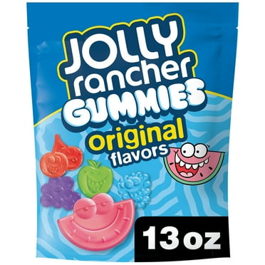 Jolly Rancher Gummies Assorted Fruit Flavored Candy, Bag 13 oz (Pack of 2)