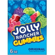 Jolly Rancher Gummies Original Fruit Flavored Christmas Holiday Candy Stocking Stuffers, Gift Box 6 oz