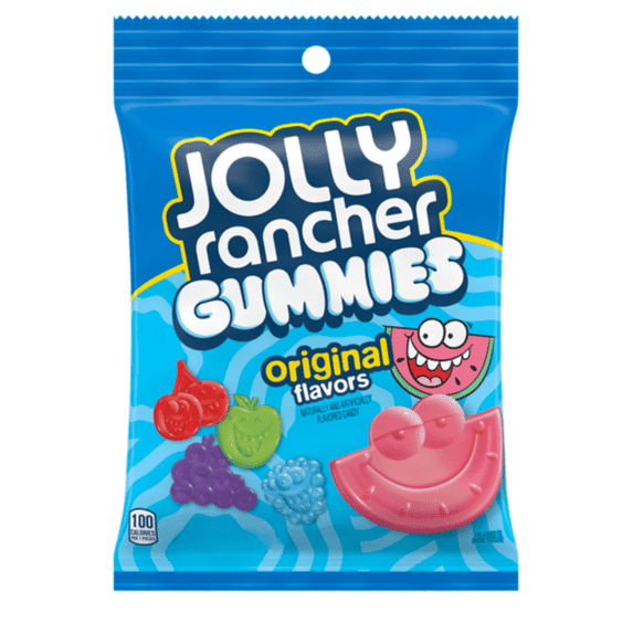 Jolly Rancher Gummies Original Flavors  BIG VALUE PACK  12 Count  7 oz Bags  Assorted Fruit Candy  Party, Sharing & Snacking