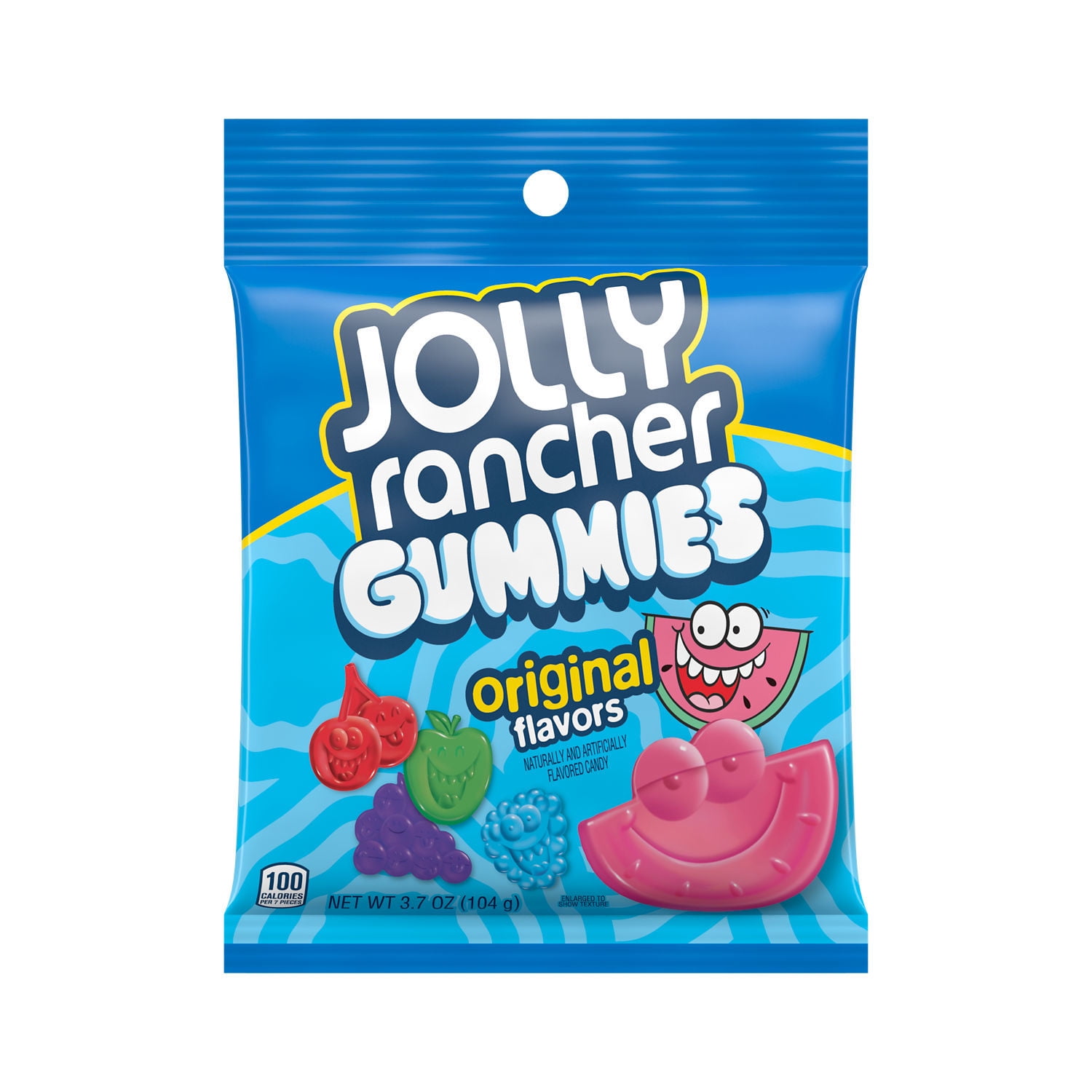 Jolly Rancher Gummies Original Fruit Flavored Candy, Bag 3.7 oz ...