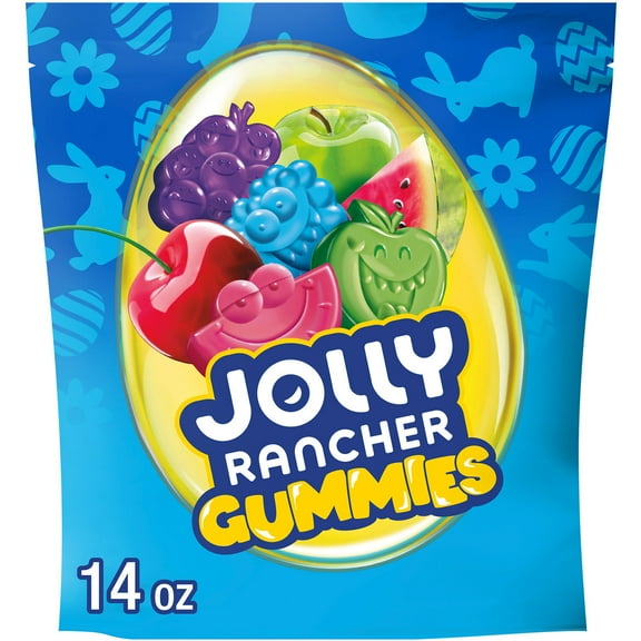 Jolly Rancher Gummies Original Fruit Flavored Easter Candy, Bag 14 oz