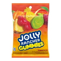 Jolly Rancher Gummies Tropical Beach Blast Flavored Candy, Bag 6.5 oz