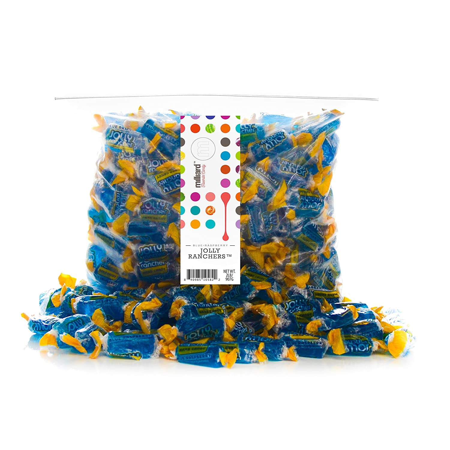 Jolly Rancher Blue Raspberry Hard Candy, 2 Pound Resealable Bag, Perfect  for Parties - Walmart.com